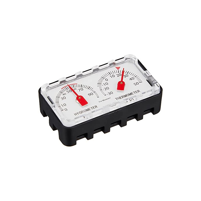 GRUS GRS104M Precision Temperature and Hygrometer for Tabletop Museums Made