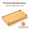 Umilife Bamboo Kitchen Drawer Organizer, 8 Inch Silverware Utensils Tray