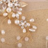 KINDOYO Bride Hair Headbands Accessories - Wedding Flower Headband Bridal