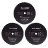 3 Pack 4 1/2-Inch HSS Compact Circular Saw Blades with