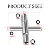 1 Pcs Water Key,4 Way Sillcock Key, Commercial Water Meter