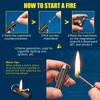 2 Pack Permanent Match Infinity Lighter, Multitool Keychain Bottle Opener