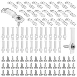 IIRC LED Strip Fixing 200 Pieces Light Mounting Bracket Clips Mounting Clip LED Strip Holder Clips 8 mm, 9 mm, 10 mm