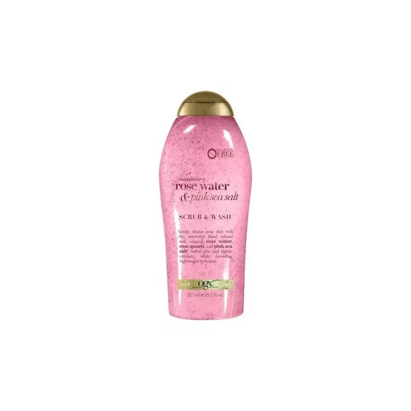 OGX 2 Pack Ogx Body Wash Rosas 577ml Jabón Exfoliante