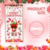 Merry Christmas Door Banner Candy Xmas Door Decorations Holiday Door