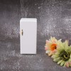 Dollhouse Refrigerator, Modern Style 1:12 Realistic Wood Four Layer Refrigerator