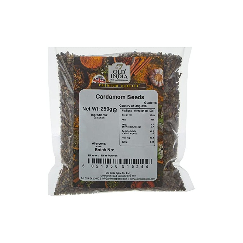 Old India Cardamom Seeds 250 g