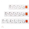 Non-Replaceable Multi-Outlet Power Strip 1.5M for Home 6-Outlet Power Strip