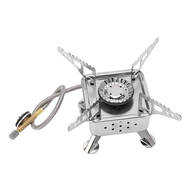 Foldable Camping Stove Light Weight Four Legged Design Safe Portable