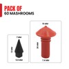 Tire Repair Insert Plugs - Mushroom Plugs with Built-in Sealant,