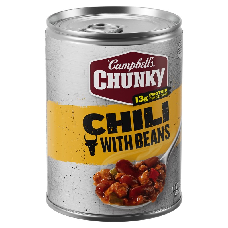 Campbell's Chunky Chili with Beans, 16.5 oz Can (Case of