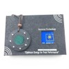 Emf Protection Volcanic Stone Far Infrared Energy Necklace,Meditation Energy Necklace(43mm)