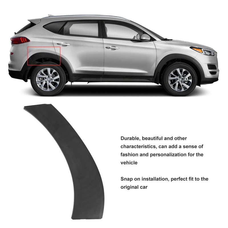 Rear Mudguard Molding Trim Protective Rugged Rear Mudguard Wheel Molding