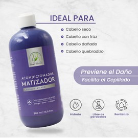 Productos Mart Mexico Acondicionador Matizante Para Cabello Plateado Productos Mart Mexico 500 Ml