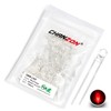 Chanzon 100 pcs 3mm Blinking Red LED Diode Lights 1.5Hz
