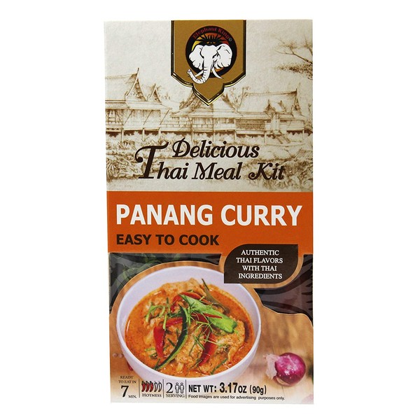 Elephant King Panang Curry, 90g (Pack Of 6)