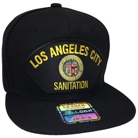 Employees Club of California Los Angeles City Sanitation Hat Black Snapback