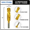 Greycore Tools 1 Inch Reduced Shank Drill Bit, 1/2" 3-Flat