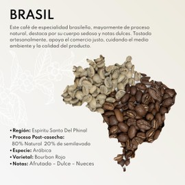 Ground Coffee Boconó Specialty Coffee Brazil 250 g Natural Process 100% Arabica French Press Full Traceability Coffee Speciality