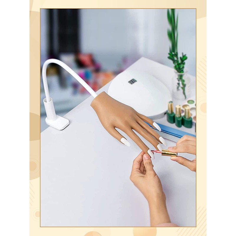 Practice Hand for Acrylic Nails, Nail Tips Never Fall Off