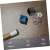 GRIRIW Decorative Portable Snooker Cue Chalk Holder with Keyring Compact