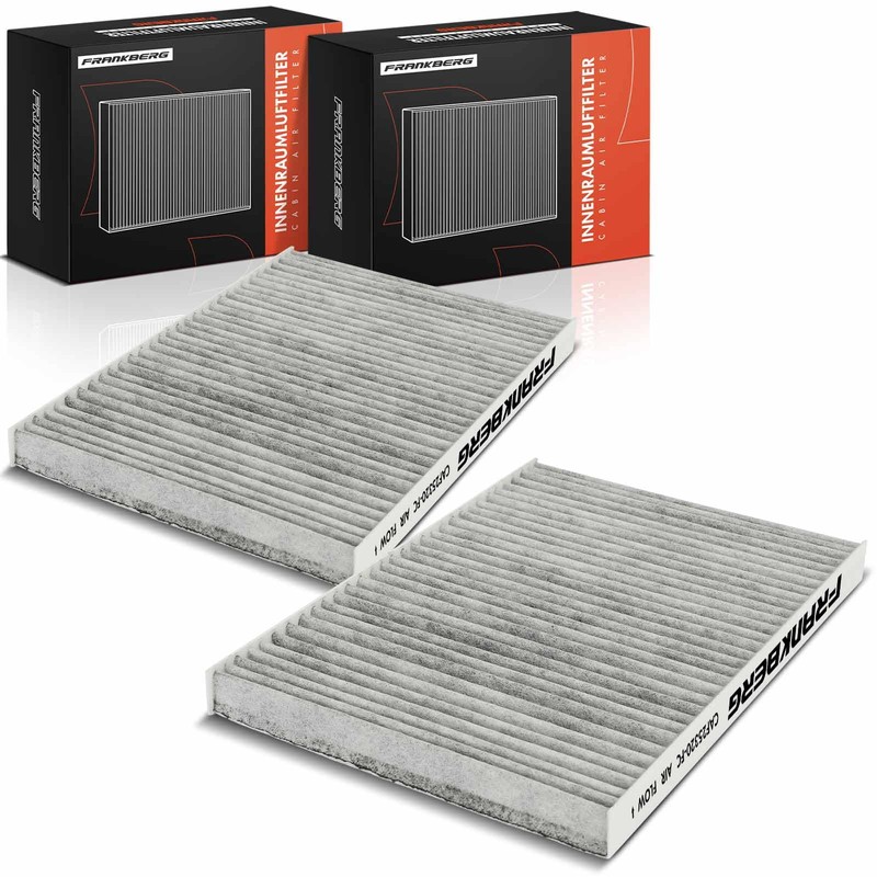 Frankberg 2x Cabin Air Filter Pollen Filter with Activated Carbon