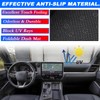 KEEGTBOX Dashboard Mat Cover Interior Center Console UV Rays Protector
