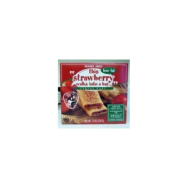 2 Pack Trader Joe's This Strawberry Walks Into a Cereal Bar 6 Bars