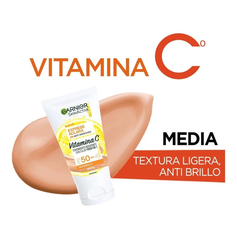 Garnier Crema Facial Todo Medio Fps50 Vitamina