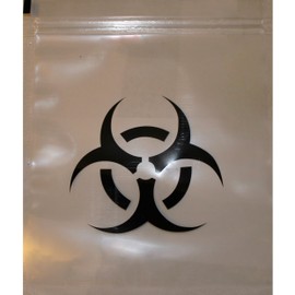 Interweb Entertainment 5 Smell Resistant Zipseal Bags 15 x 16 cm internal size - Smelly Proof