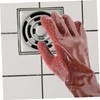 Zerodeko 2pairs Reusable Drain Gloves Pipe Heavy Duty Plumbing Gloves