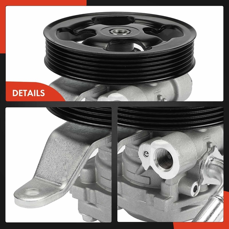 A-Premium Power Steering Pump, with Pulley, Compatible with Infiniti G35