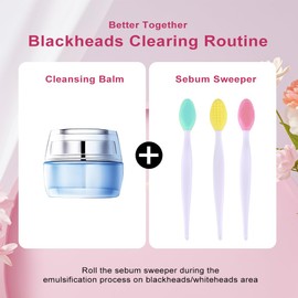 10 Pcs Silicone Lip Scrub Brush Exfoliating,Face Cleansing Brush Nose Clean Blackhead Removal Brushes for Face Cleaning,Lip Scrubber
