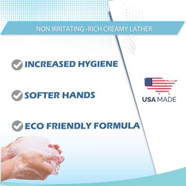 GreenFist Lotionized Hand Soap [ Liquid Gel Refill ] Made in USA, 128 Ounce (1 Gallon) (Ocean Breeze)