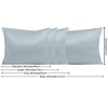 NTBAY Zippered Satin Body Pillow Pillowcase, Silky Slip Cooling Body