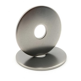 Stainless Steel Washers M8 x 40mm - Thickness 1.5mm | Flat Washer M8 x 40mm | A2 Stainless Steel (V2A/AISI 304) | Bolts Bolts | Pack of 5 ProRaje