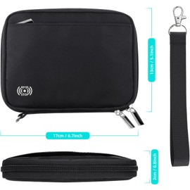 ALNEW - Soporte para pasaporte para viajes, bloqueo RFID, organizador esencial con ranuras para tarjetas y bolsillo con cremallera (mujeres/hombres)