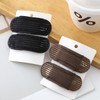 LeTradeJP 4 Piece Set Black + Brown Bangs Clip Fixing