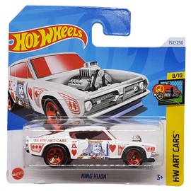 Hot Wheels - King Kuda - HW Art Cars 8/10 - HTB77 - Short Card - Chrysler - Heart Ass - Mattel 2024 - 1:64