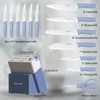 Astercook Knife Set 15 Pcs Stainless Steel Knives Dishwasher Safe