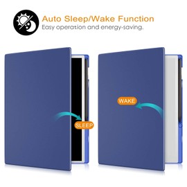 Xuanbeier Case Compatible with Remarkable Paper Pro 11.8 Inch with Pen Tray, with Auto Wake/Sleep Function, Dark Blue