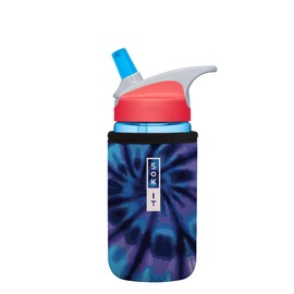 Sok It BotlSok Water Bottle Sleeve Insulated Neoprene Cover (Blue Tie Dye, Fits 12oz CamelBak or Nalgene)