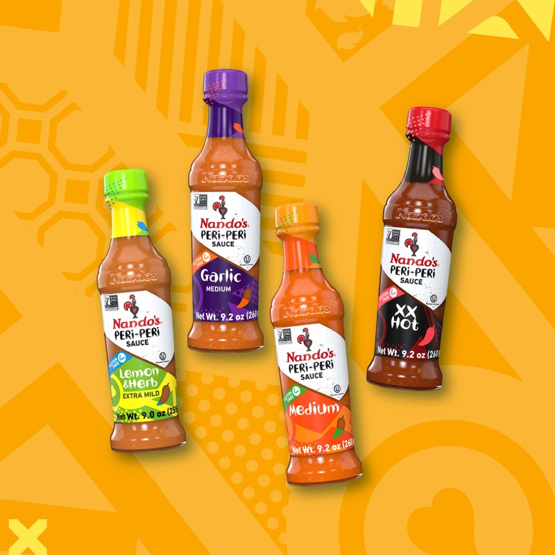 Nando's PERi PERi Artisan Hot Sauce Variety Gift Pack -