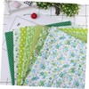 LALAFINA Floral Cotton Small Floral Fabric Tissue Lint Cloth for