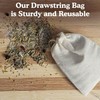 Regency Wraps 100% Cotton Drawstring Bag, Pouches for Enclosing Bulk