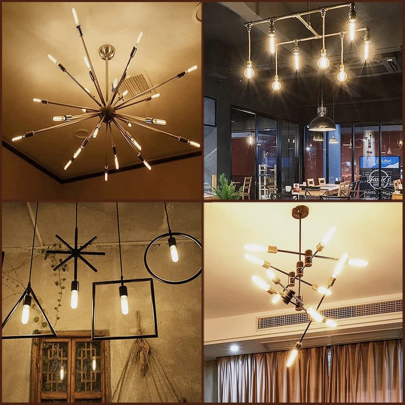 T10 Led Bulb,Dimmable 6W Led Tubular Bulbs, 60 Watt Incandescent