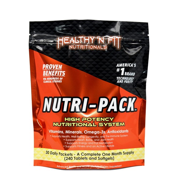 HEALTHY N FIT NUTRI PACK - 30 Day Pkt -One pack daily, Multivitamin All-In-One Packets