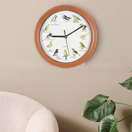 SPORTARC Wall Clock 10 Inch Singing Bird Quartz Bird Clock Retro Bird Call Clock with Name and Songs for Home Decoration U3SDJN15AJ5H856A9K3CDS23735G7U