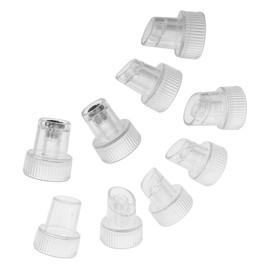 TOVINANNA 9pcs Small Bubble Tip Hydro Facial Machine Parts Water Heads Pore Cleaning Tip Replacement Tip Head for Water Replacement Tips Plastic Transparent