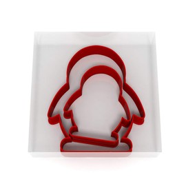 Penguin Set of 2 Value Cookie/Fondant Cutters Pair 5CM + 8CM